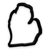Michigan State Cookie Cutter with Easy to Push Design (4