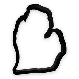 Michigan State Cookie Cutter with Easy to Push Design (4 inch)
