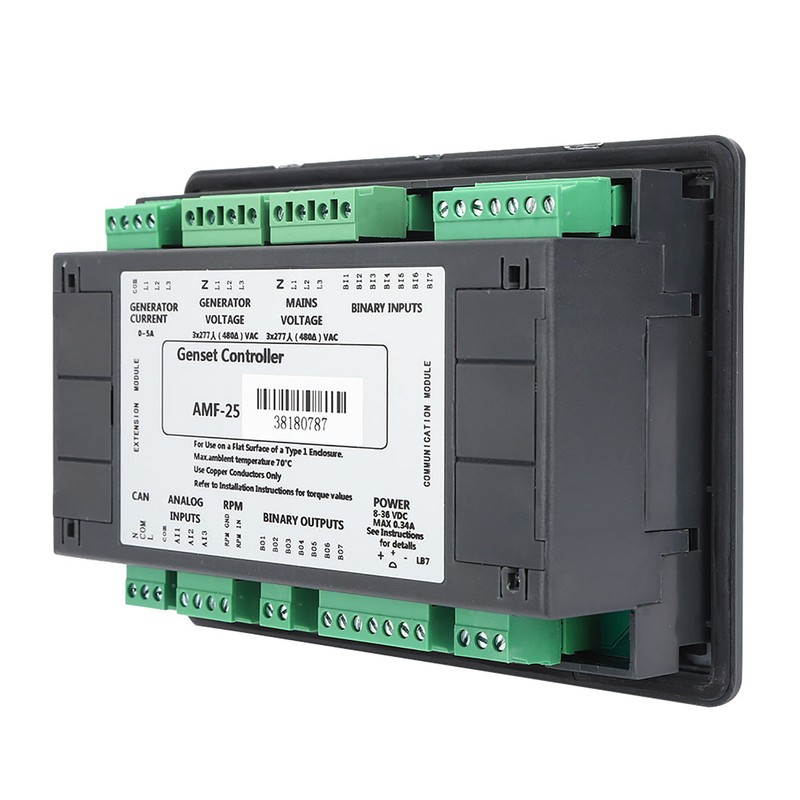 AMF-25 Genset Controller Self-Start Control Screen for Diesel Generator DC