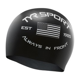 TYR Swim Cap,Black
