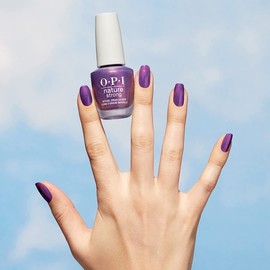 OPI Nature Strong Vegan Nail Polish, Achieve Grapeness, Purple Nail Polish, Natural Origin, Cruelty-Free Nail Lacquer, 0.5 fl oz.