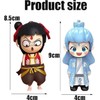 2 PCS Nezha Keychain Set – Animated Movie Character Keyrings,