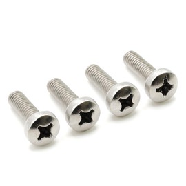 ReplacementScrews Rear License Plate Screws Compatible with Toyota 4Runner - Stainless Steel - (Pack of 4)