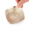 NKlaus 8 x 8 cm Incense Bowl Nickel Embossed for