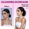 Short Claw Clip Messy Bun Scrunchies Updo
