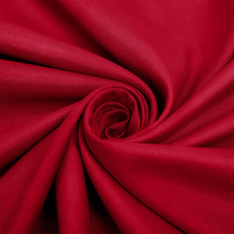 AMEHA Double Fitted Sheet - Red Bed Sheets Extra Deep