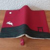 Bungeki Book Cover, Bunko Size, Hanafuda Family Crest Series, "Moon