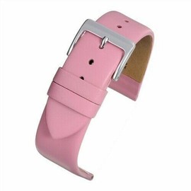 Panda Bobo Reflex Active Watch Strap, Leather Replacement Watch Band, Compatible with Series 4/5/6/7/9/10/12/13/14/15/16/23/26 (Pink Plain)