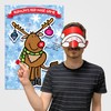 Rudolph Red Nose Christmas Family Party Game Pin the Nose