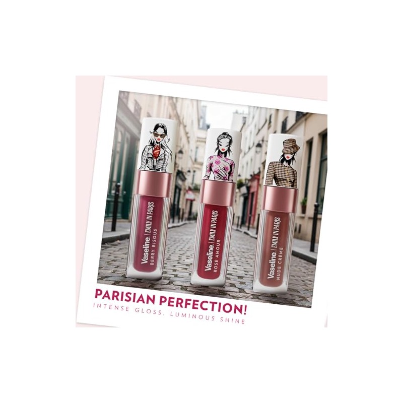 Emily in Paris Vaseline - Bálsamo Labial Líquido Color Rojo