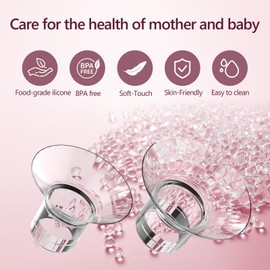 Flange Inserts 13mm for Momcozy S9/S9pro/S10/S12/S12pro/Medela/Tsrete/Spectra/Bellababy etc 24mm Wearable Breast Pump, Reduce 24mm Tunnel Down to Correct Size - 6PCS