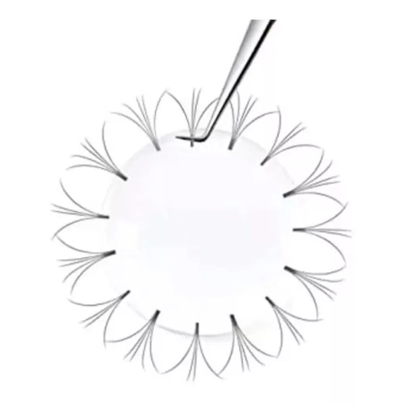 Nagaraku Goma Volumen Fácil Pestañas Transparente Suave Silicon