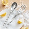 KINGSTONE Silverware Set with Serving Utensils, 45-Piece Forged Flatware Set