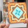 Cendray Pack of 20 Tile Stickers Wall Decoration for Bathroom