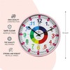 Kiddus Children's Wall Clock Analogue Time Teacher with Time Learning