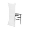 CV Linens 6156us Spandex Chiavari Chair Back Cover White