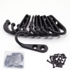Hymyily 10pcs Zinc Alloy Wall Hanging Hooks Antique Hooks High