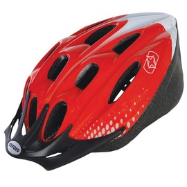 Oxford Men's F15 Hurricane Cycle Helmet - Red/White, Large