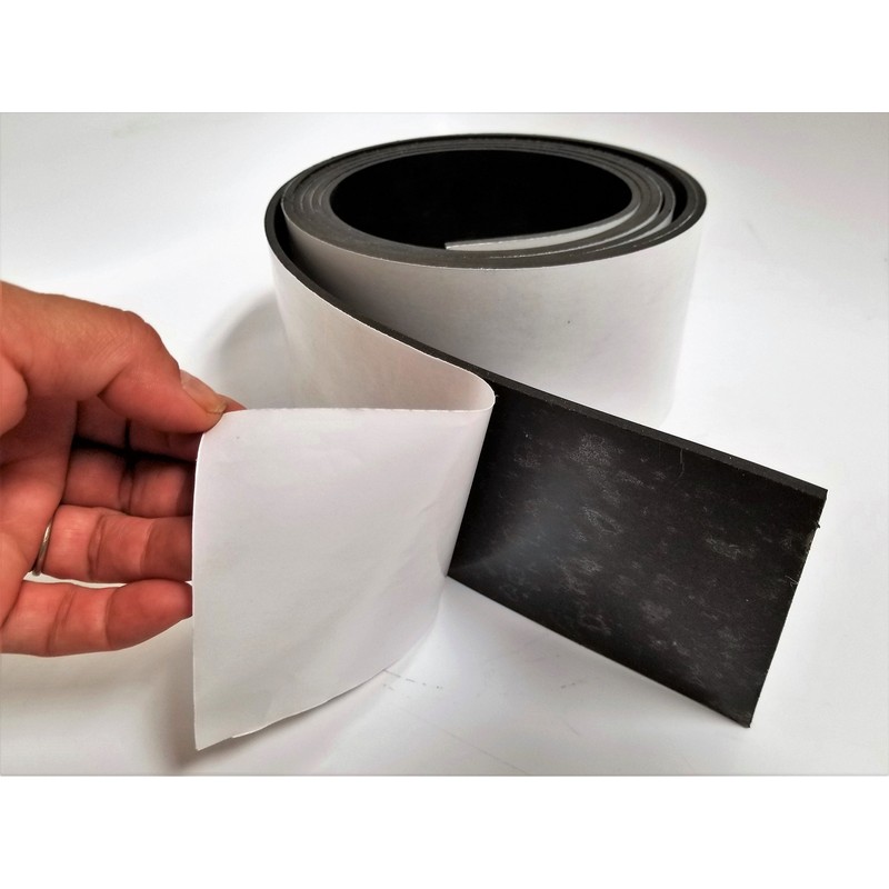 .062" 4"x 10" Neoprene Rubber Strips 60A Medium Hardness with