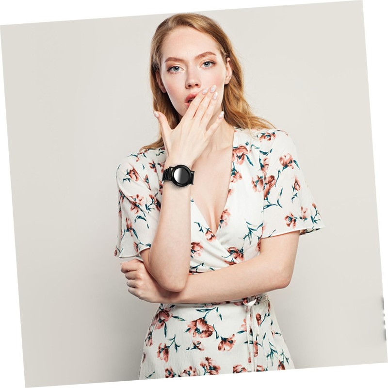 jojofuny Watch Band with Anti-lost Protective Case for Steel Strap