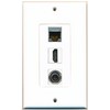 RiteAV - 1 Port HDMI 1 Shielded Cat6 Ethernet 1