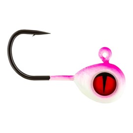 NORTHLAND TACKLE Tungsten Crappie King JIG / 1" / 1/8 OZ/Super-GLO Pinky