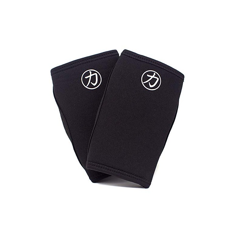 Strength Shop 7mm Neoprene Inferno Elbow Sleeves - Black (Pair)