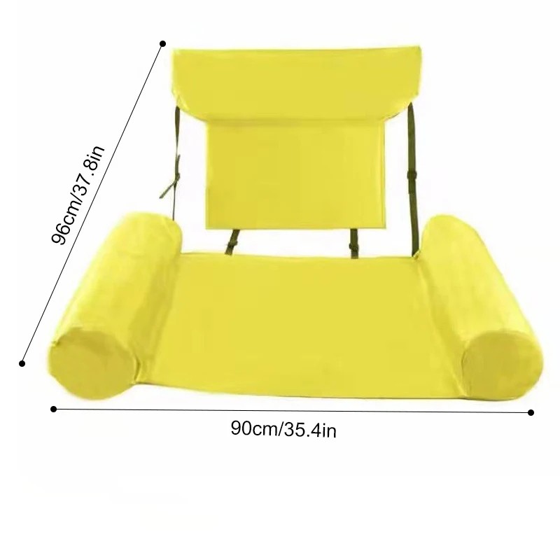 Inflatable Pool Lounger for Adults – Foldable Floating Chair with