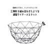 Suitcase Company GPT Wire Basket, Triangular, Deep Shape, Geometric Basket,