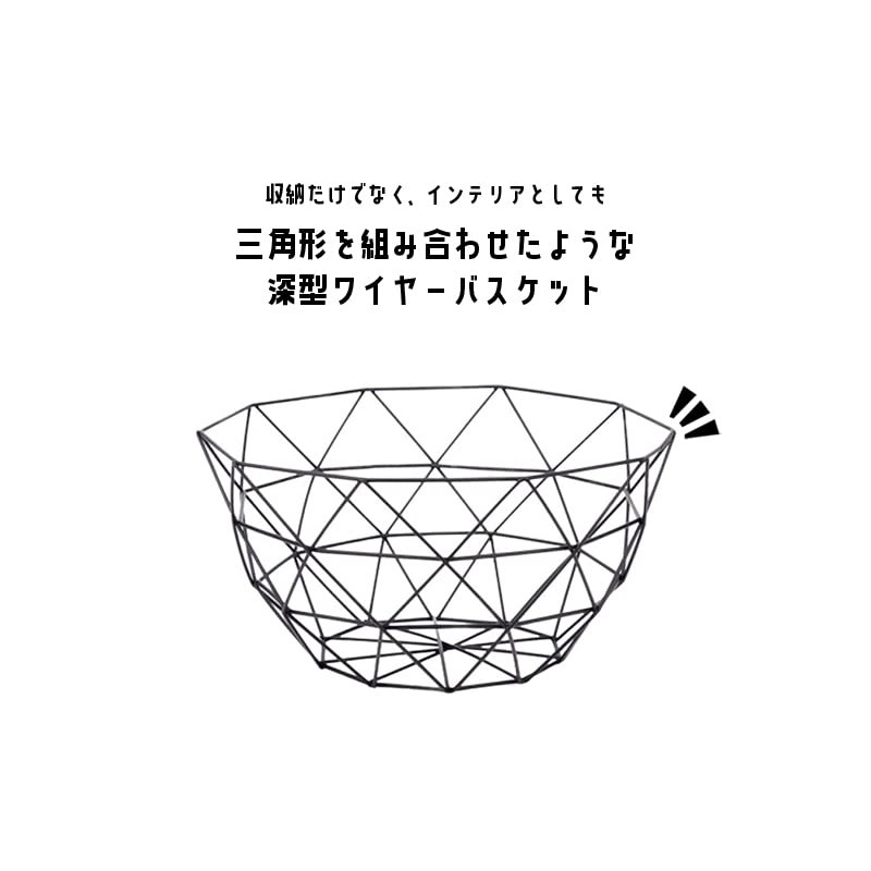 Suitcase Company GPT Wire Basket, Triangular, Deep Shape, Geometric Basket,