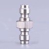 Htopse Upgraded Stainless Steel Both End Male Quick Disconnect Adaptor