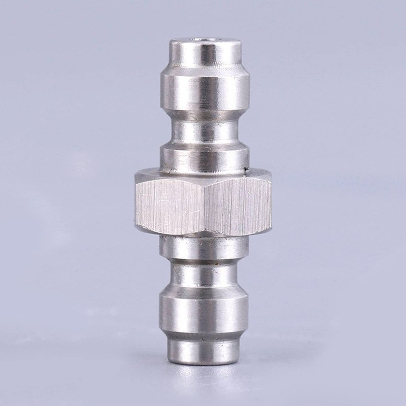 Htopse Upgraded Stainless Steel Both End Male Quick Disconnect Adaptor