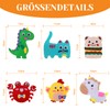 DIY Sewing Kit Children, Sewing Set Animal Shapes Felt Craft