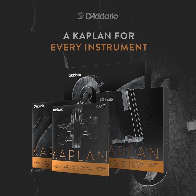 D'Addario Kaplan Cello Single G String, 4/4 Scale, Medium Tension,