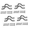 RiseDirectly Stainless Steel Bimini Boat Top Pad Eye 8 Pcs