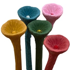 HowseHold Bee Drinking Cups for Garden Multicolour [Pack of 5] Safe Drinking for Bee's and Insects