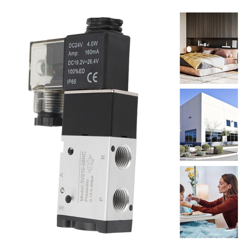 Pneumatic Solenoid Valve Aluminum Alloy Quick Response Direct Acting Solenoid