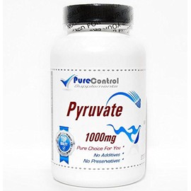 Pyruvate 1000mg // 200 Capsules // Pure // by PureControl Supplements