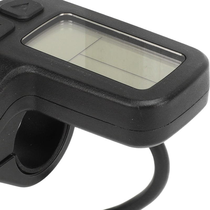 Electric Bicycle LCD Display Waterproof Connector Data Display Meter 24V