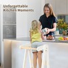Foldable Toddler Tower Preassembled Kitchen Step Stool, Folding Tower for