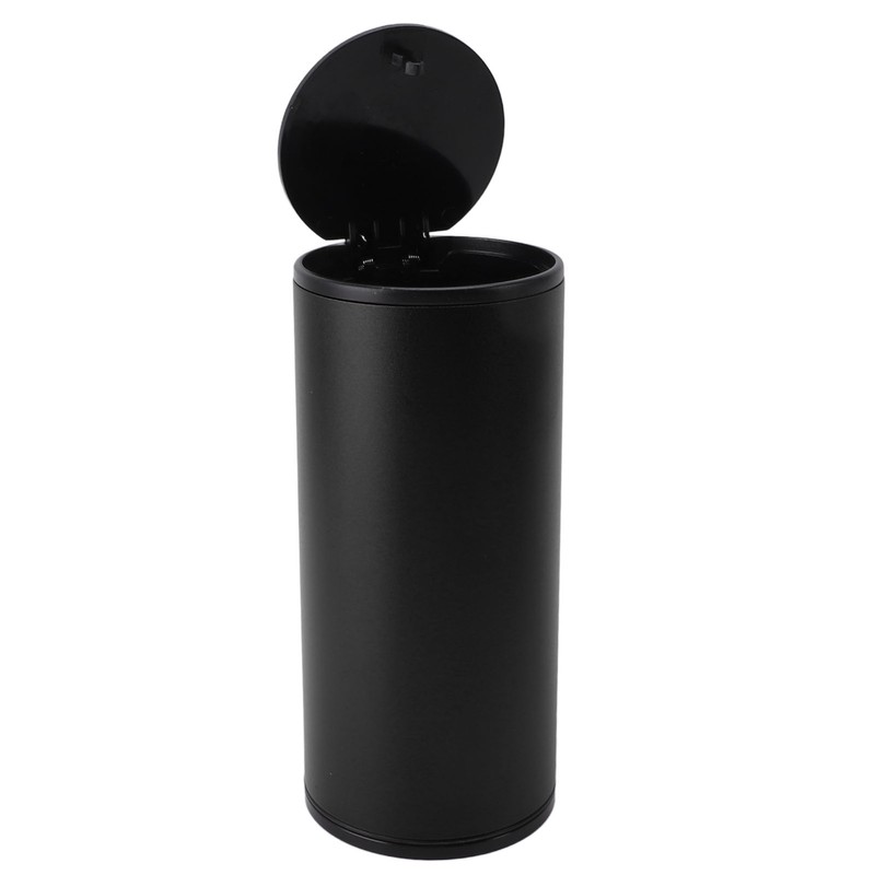 Car Ashtray with Push Type Lid Aluminum Alloy Multifunction Mini