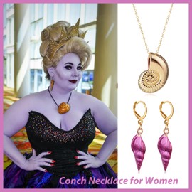 choice of all Gold Shell Pendant Necklace for Women Seashell Conch Necklace White Puka Shell Necklaces Hawaiian Beach Jewelry Summer Jewelry for Women Gifts for Vacation Birthday Gift