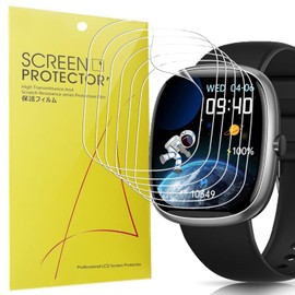 Blueshaweu Screen Protector Compatible with TotsyFun Children's Smartwatch G61, HD Clear Flexible TPU Screen Protector [Pack of 6] Compatible with TotsyFun G61 Smartwatch (Transparent)