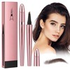 Microblading Eyebrow Pencil, Kaluofan Microblading Eyebrow Pen, Eyebrow Pencil Microblading, Long-lasting Waterproof, Creat Natural and Unique Makeup Look(Dark Brown)
