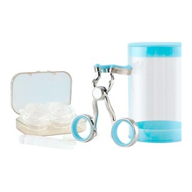 perfeclan Contact Lens Wearing Aids Eyelid Contact Lens Inserter, Traveling Contact Lens Tool Set Eyelid Opener for Office Outgoing, Blue