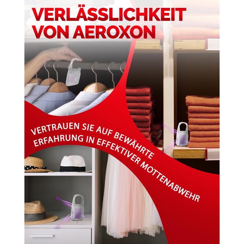 Aeroxon Textile Protection Hanger 1 x 3 - Moth Protection