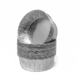 Bakery Direct Traditional Individual Aluminium Foil Pie Moulds (600)