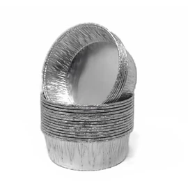 Bakery Direct Traditional Individual Aluminium Foil Pie Moulds (600)