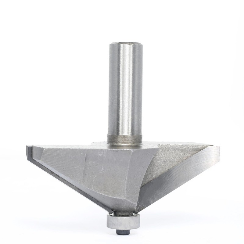 Akylin 60 Degree Chamfer Router Bit,1/2" Shank,1-3/16" Cutting Depth,11/16" Cutting