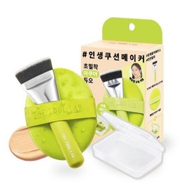 THE TOOL LAB Ultra-Fit Duo Set 3items, Type:Oil Cut Matte Duo [101BC + Matte Tension Puff + Case]